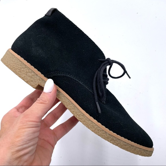 Tommy Hilfiger Zakry Black Suede Chukka Lace Up Bootie 8 - Picture 5 of 11